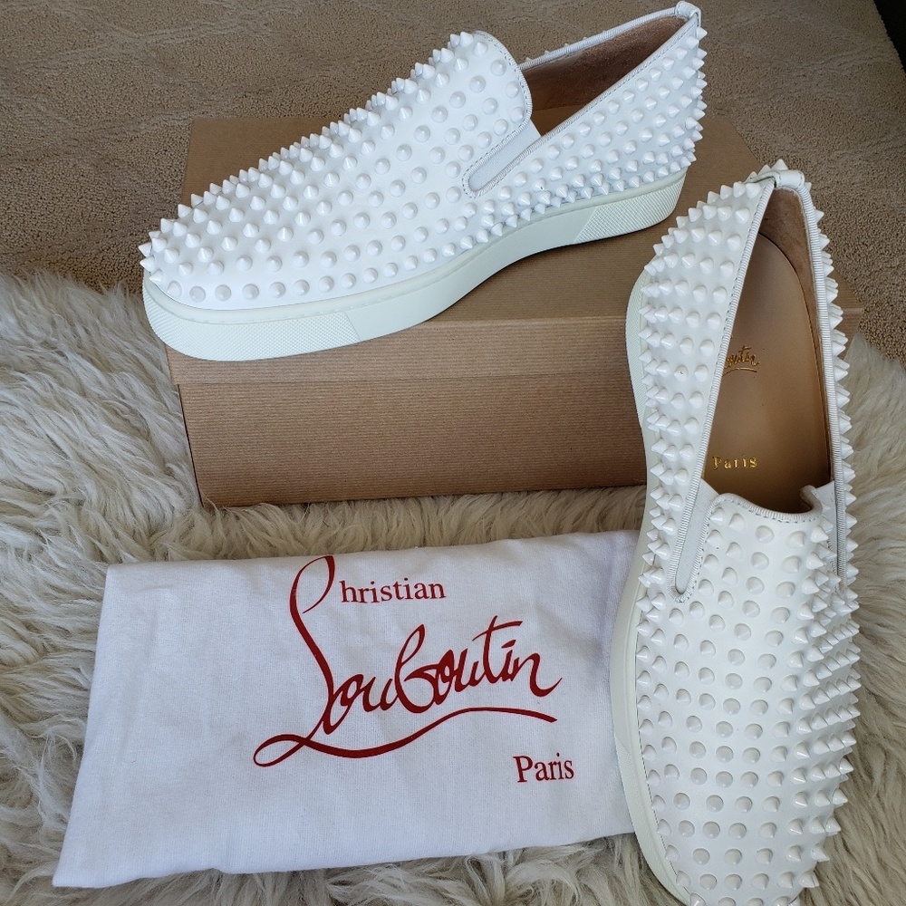 Christian Louboutin Roller boat flat spike loafer
